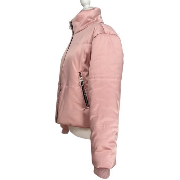 Bagatelle Heritage Pink Puffer Full Zip Jacket - Picture 8 of 10